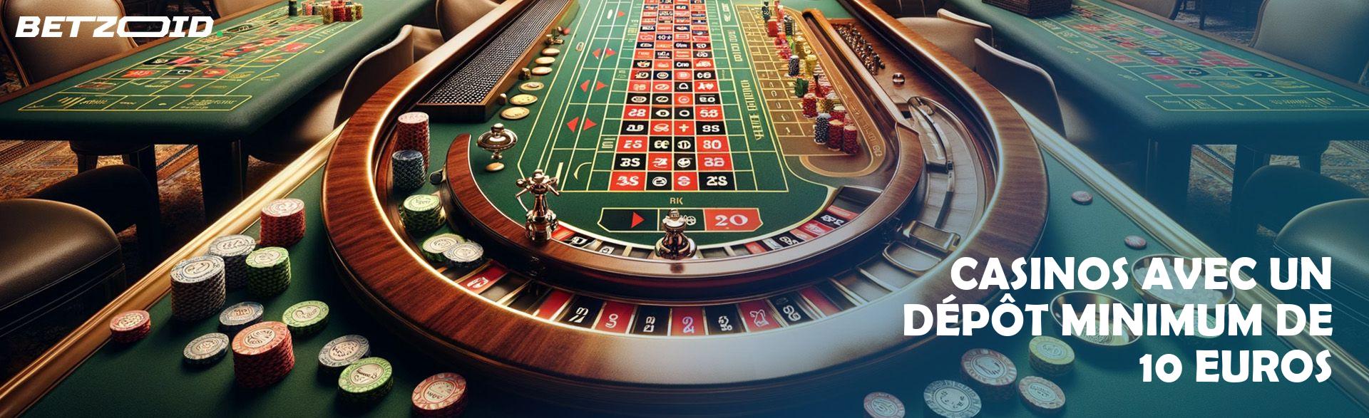 Casinos avec un Dépôt Minimum de 10 Euros.