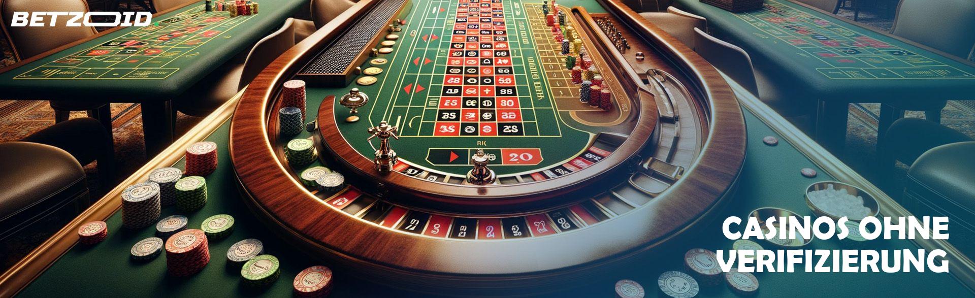 Casinos ohne Verifizierung.