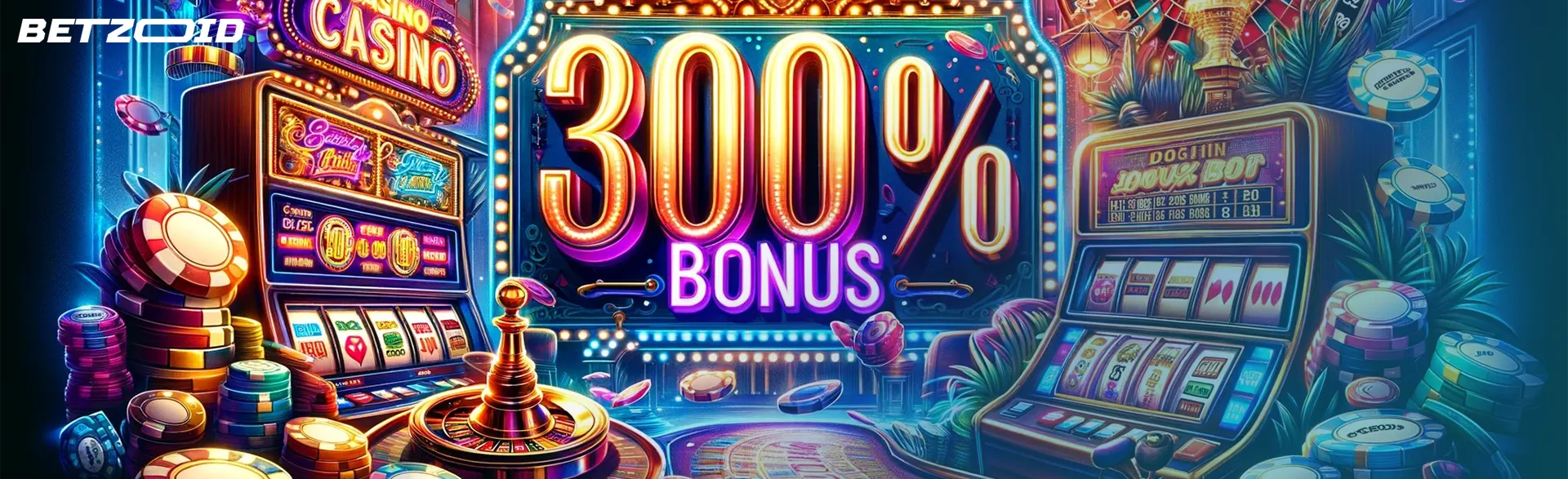 Variety of games in 300% bonus casinos.