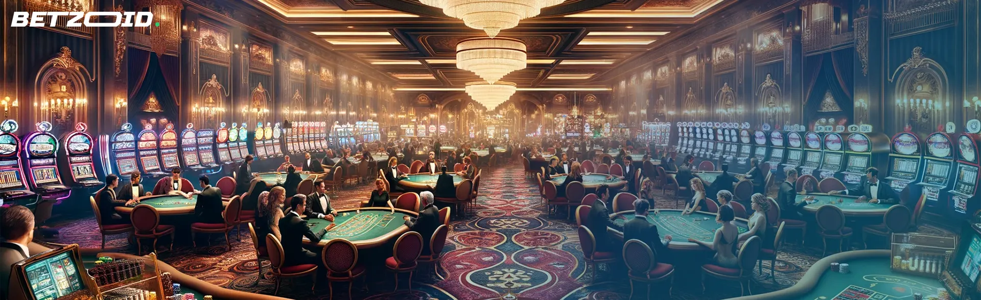 A lounge with players in the best payout casinos.