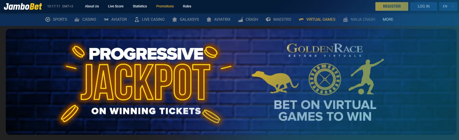 Betting on virtual games for players on the Jambobet.