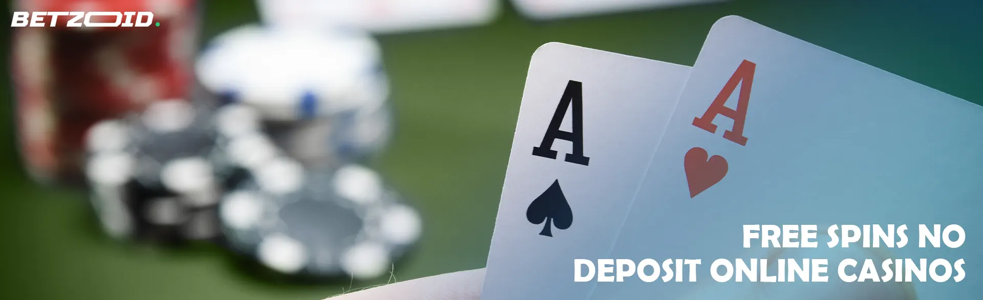 Two playing cards on the background of casino chips.