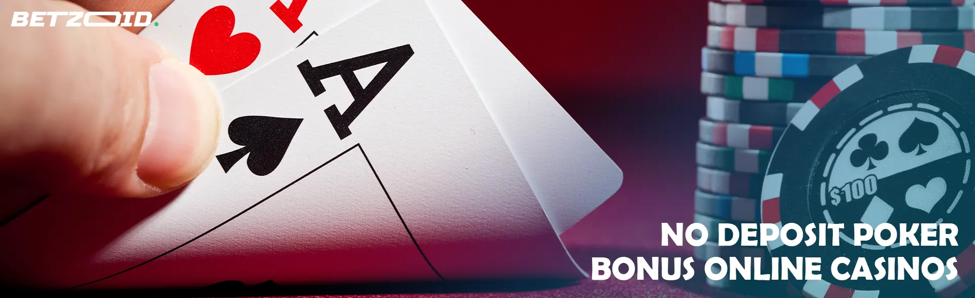 Two aces and poker chips.
