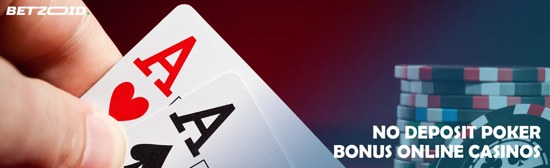 The player shows two cards next to the chips.