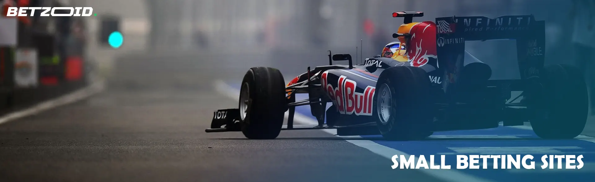 Formula 1 car on the track.