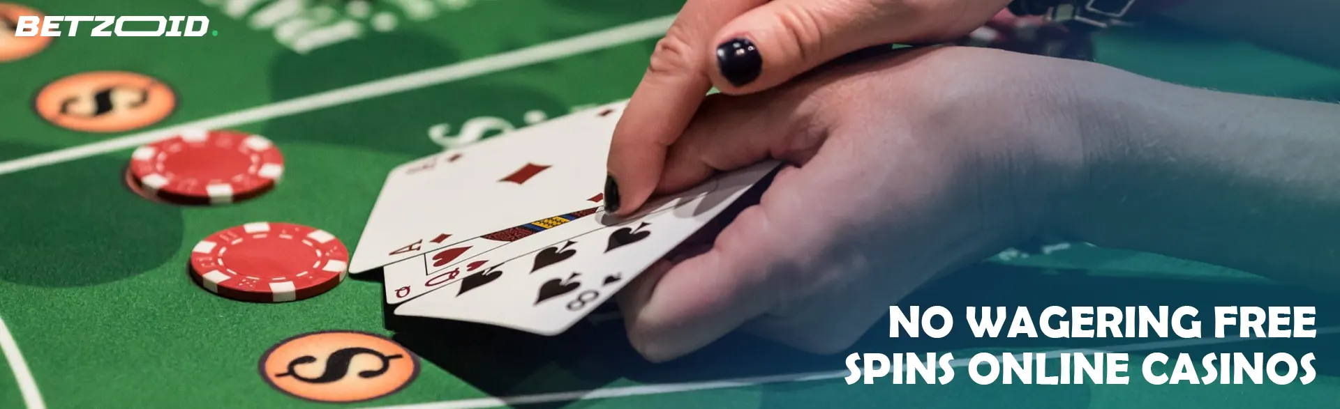 The player shows the cards on the casino table.