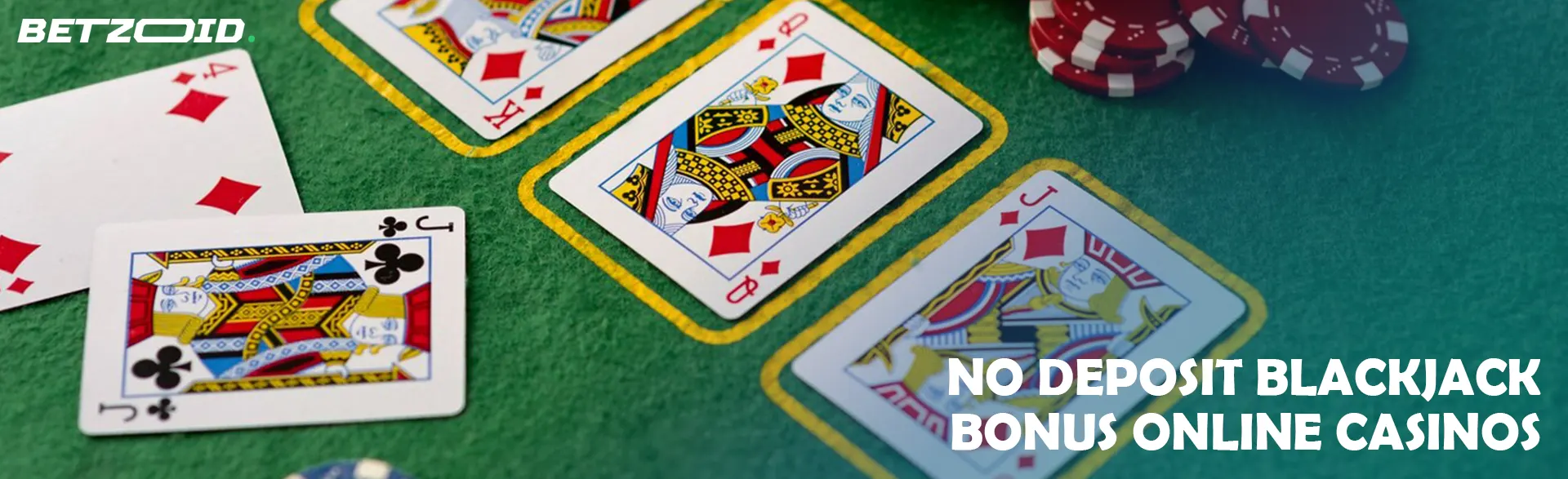 Cards and chips on the casino table.