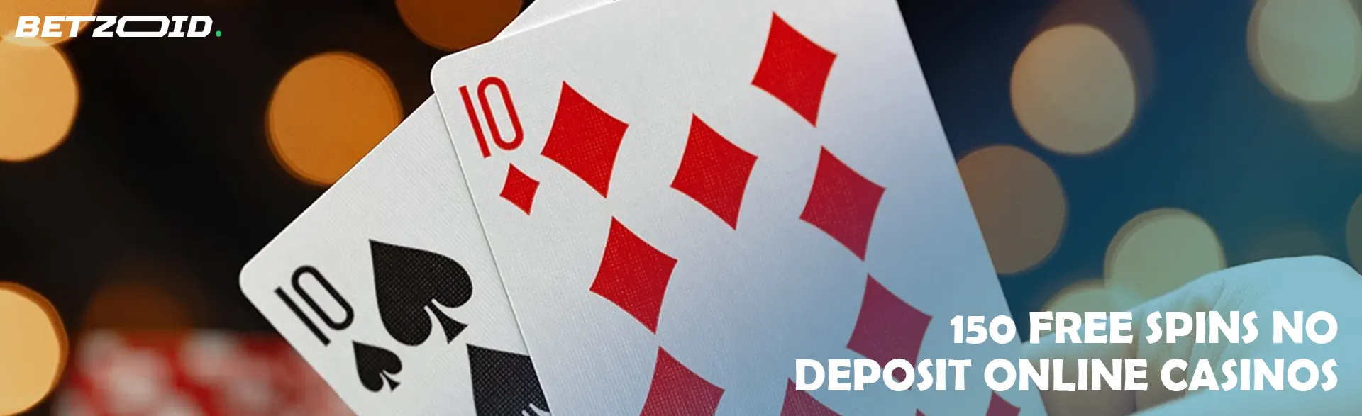Cards on the background of casino lights.