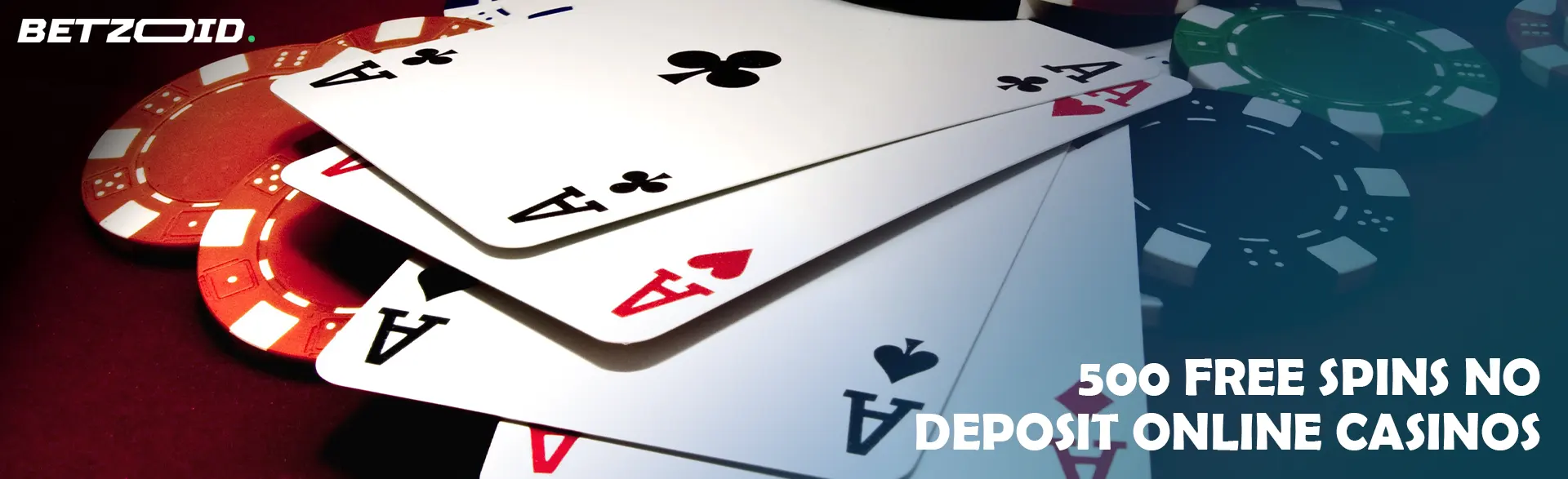 Cards next to casino chips.