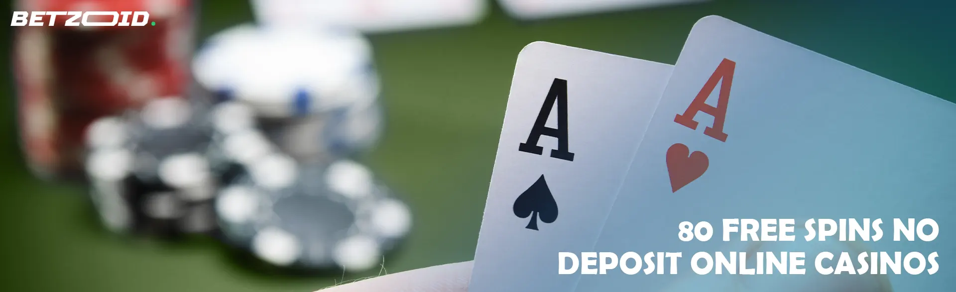 Cards on the background of casino chips.