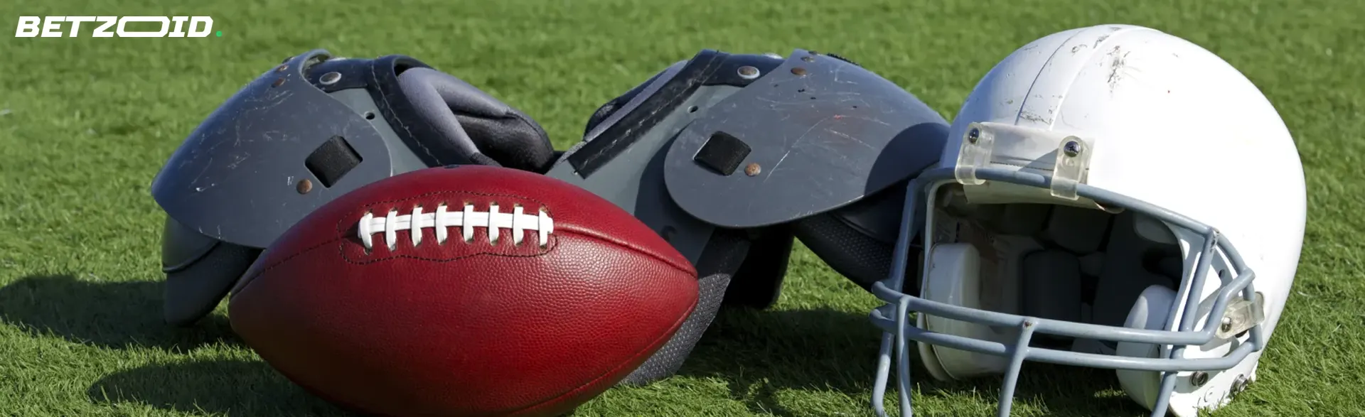 Equipment for playing American football.
