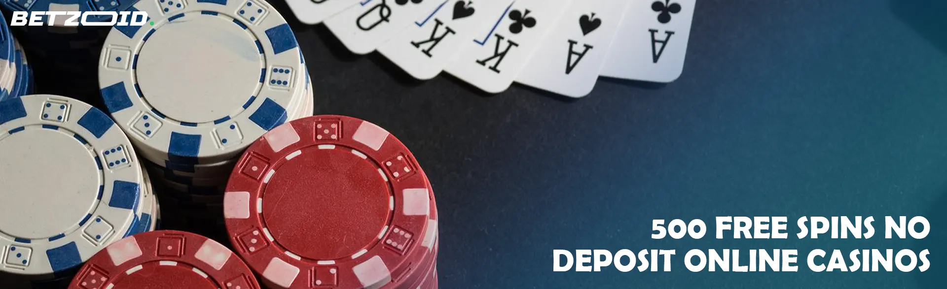 Cards next to casino chips.