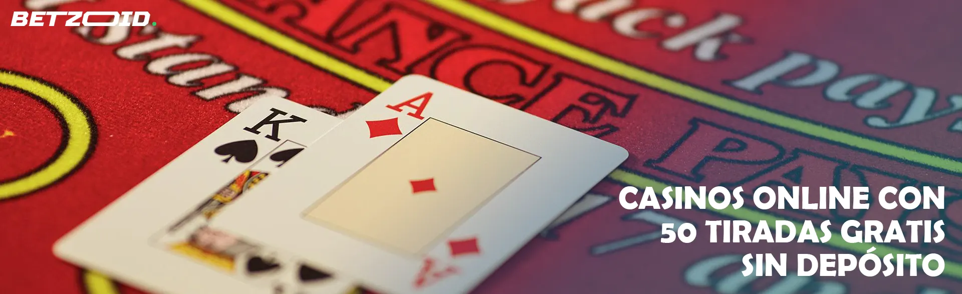 Dos cartas en una mesa de casino.