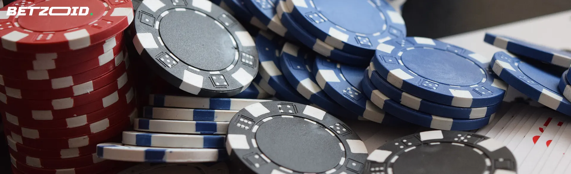 Een stapel casinofiches.