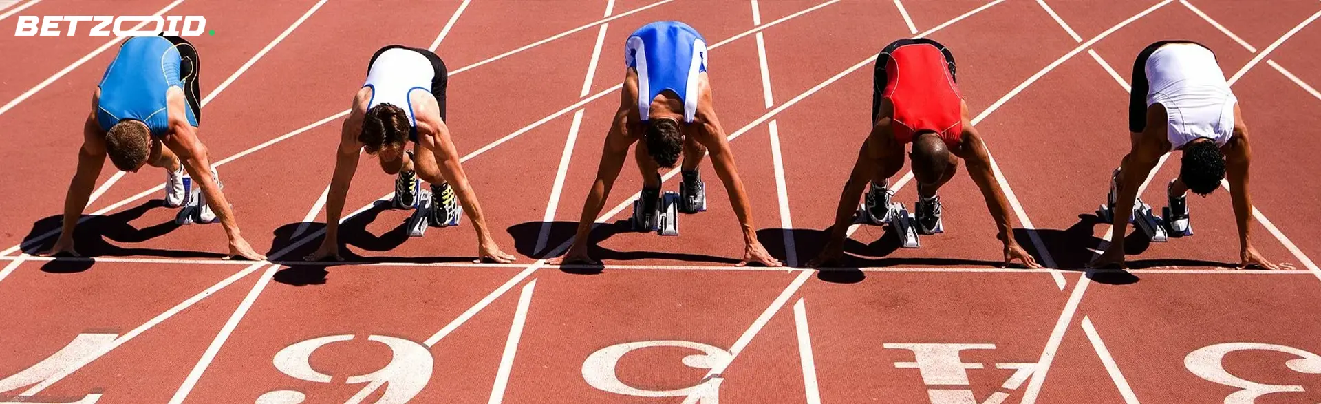 Lopers aan de start van de race.