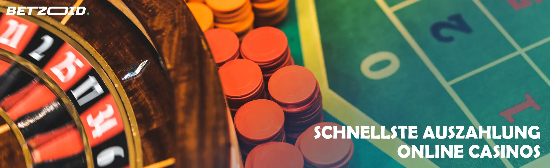 Roulette-Rad im Casino.