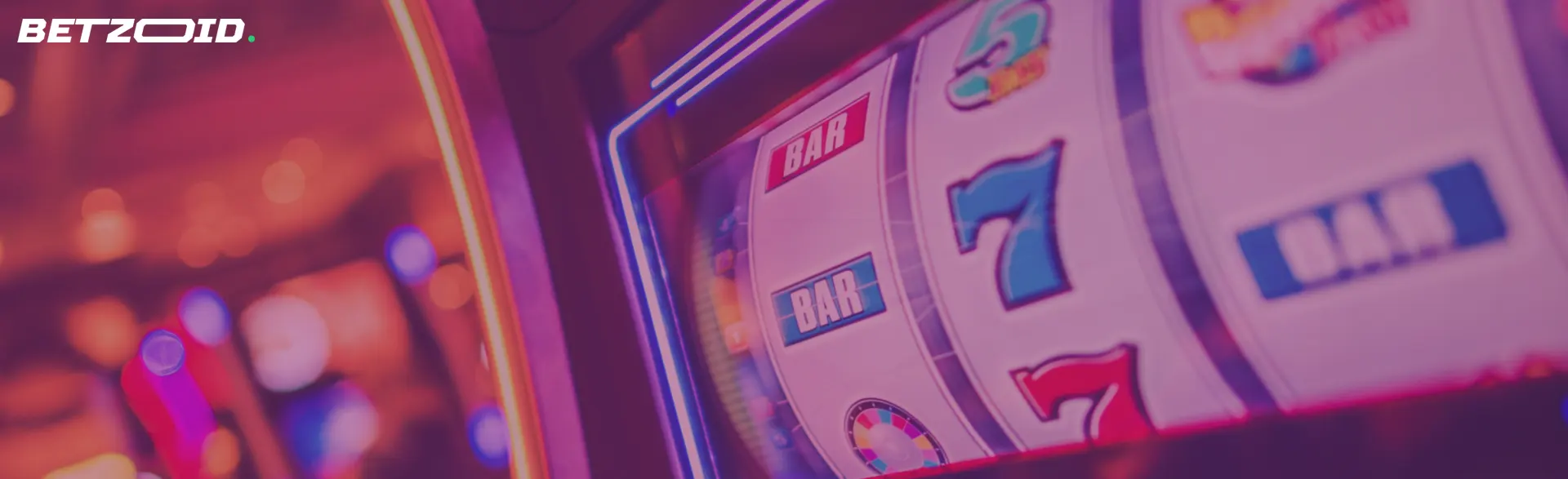 Spielautomat in einem Casino.