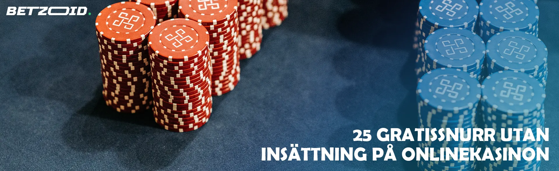 Högar av marker på ett kasinobord.