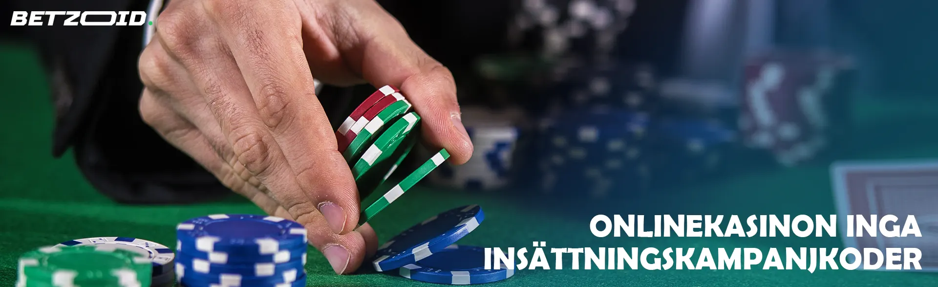 Spelaren placerar marker på det gröna bordet.