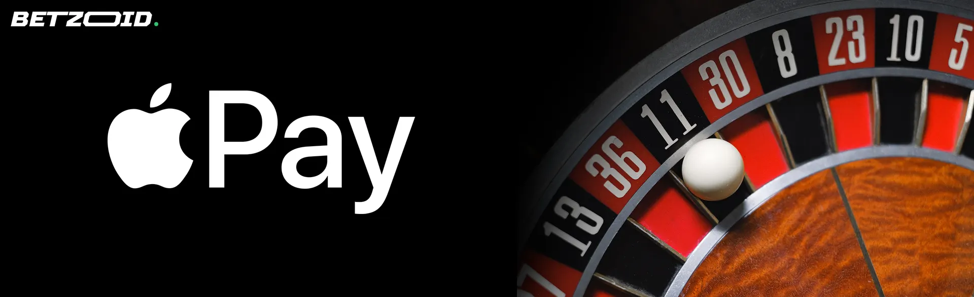 Le logo Apple Pay à côté de la roue de roulette.