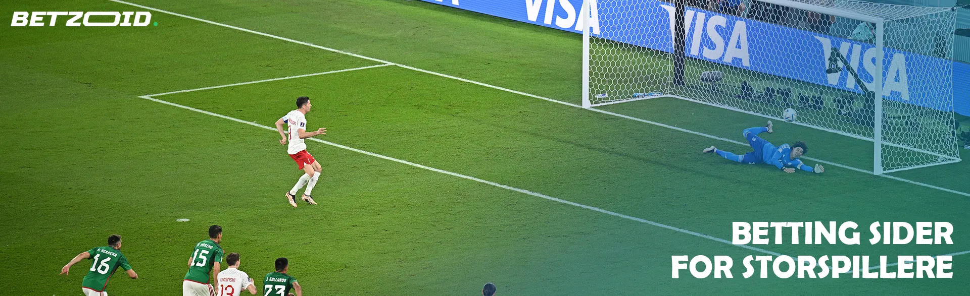 Fodboldspillere på banen under en kamp.