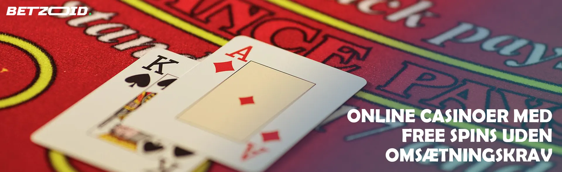 To kort på et casinobord.