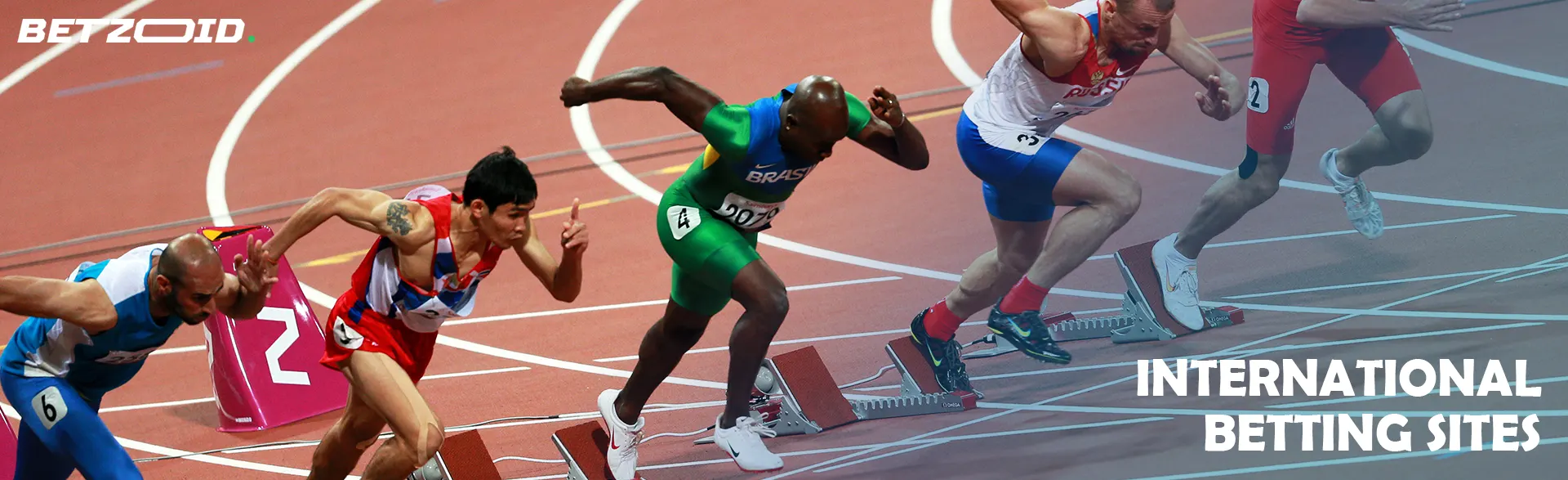 Runners at the start of the race.