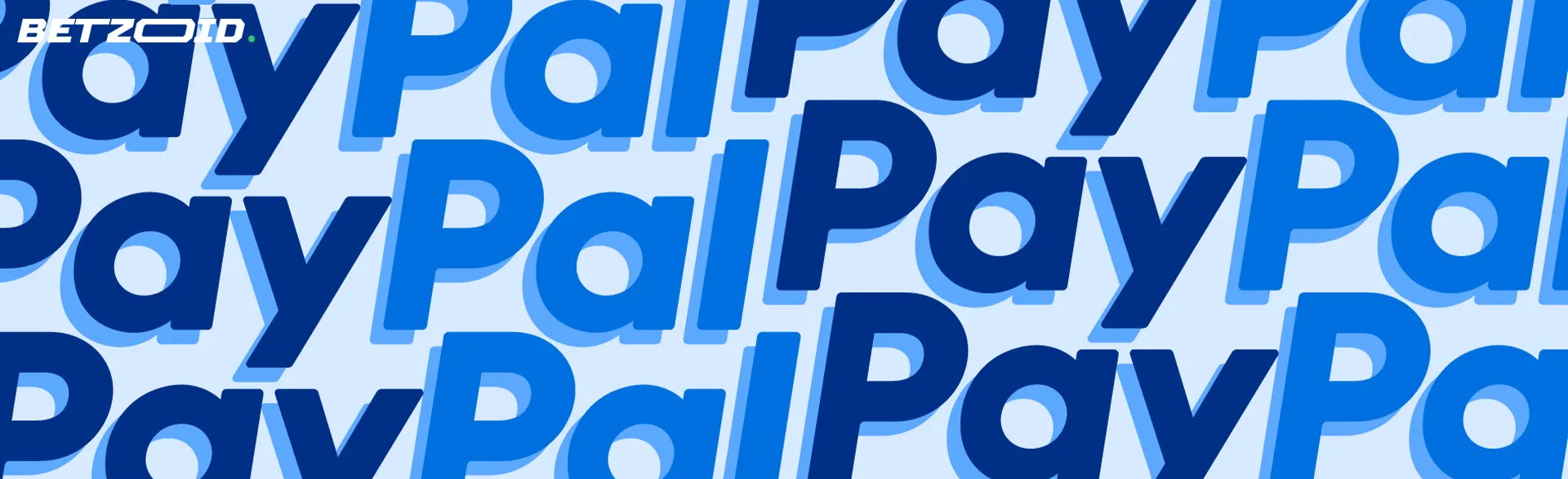 PayPal-logo i forskellige blå nuancer.