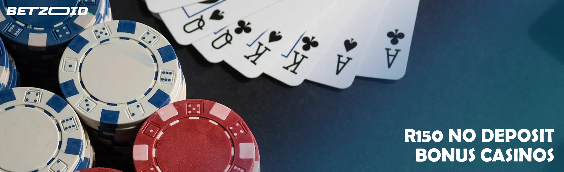 Cards next to casino chips.