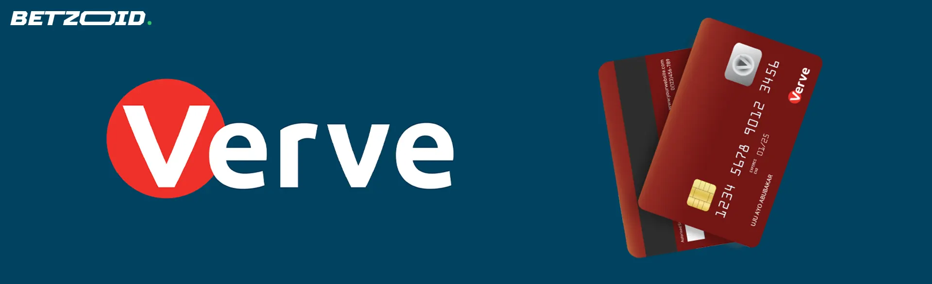 The Verve logo next to the red Verve cards.