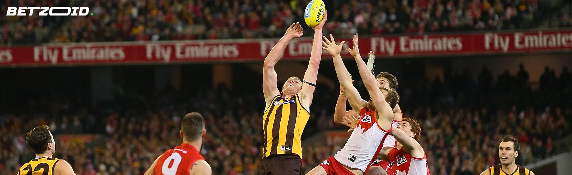 American football players in action during a game.