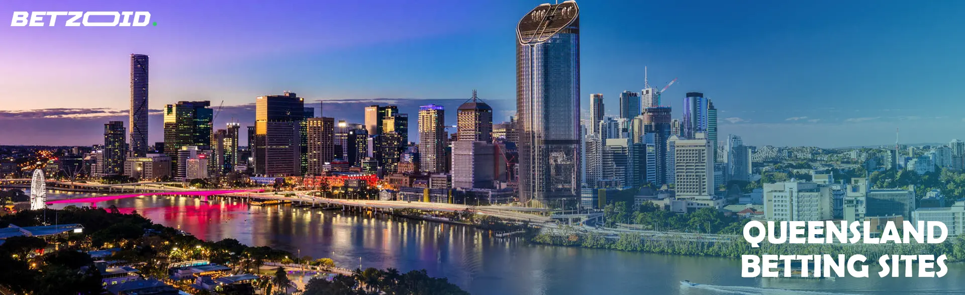 View of the city of Brisbane, the capital of Queensland.