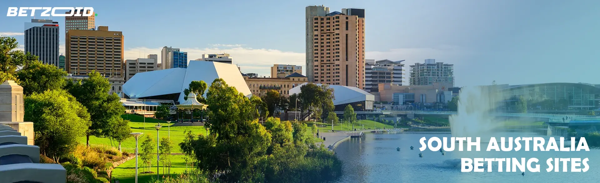 View of the city of Adelaide in South Australia.