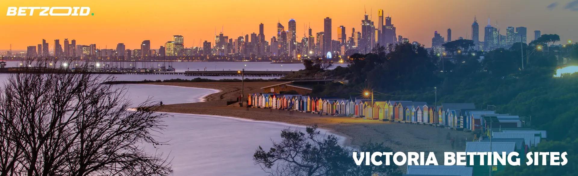 View of the city of Melbourne in the state of Victoria.