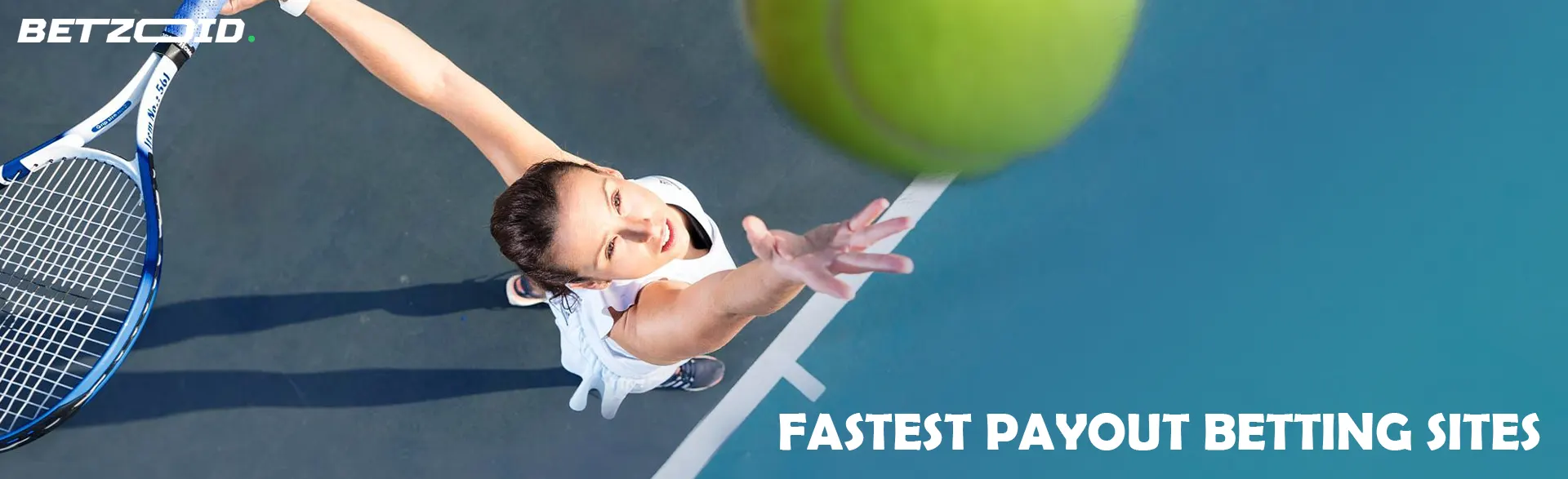 A tennis player tries to hit the ball.