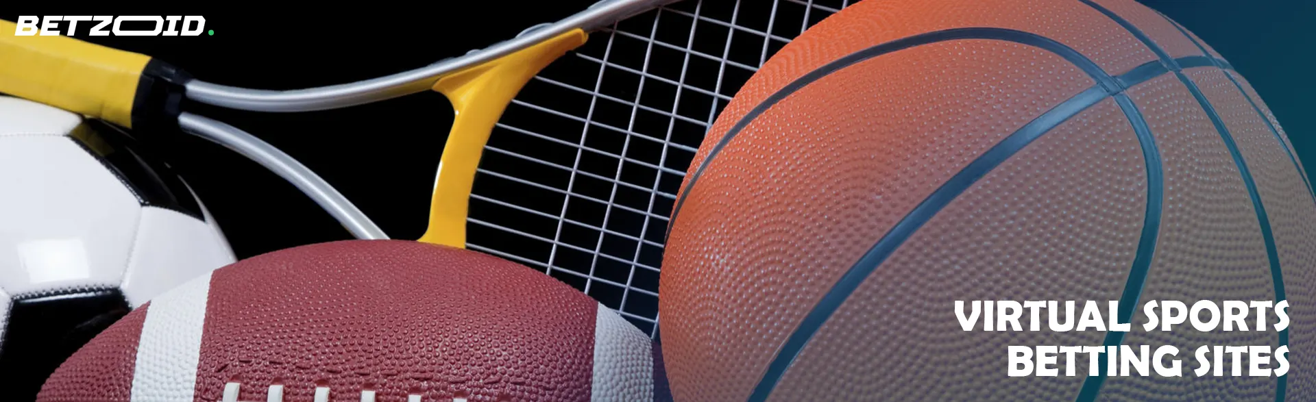 Sports equipment on a dark background.