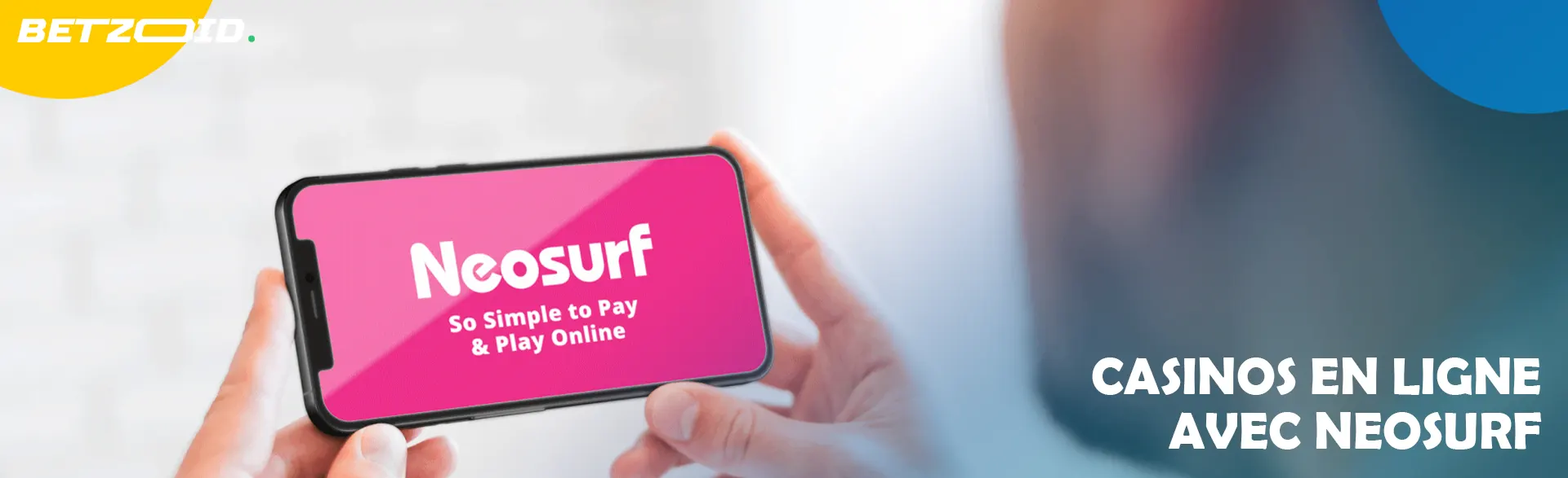 Logo Neosurf sur le smartphone d'
