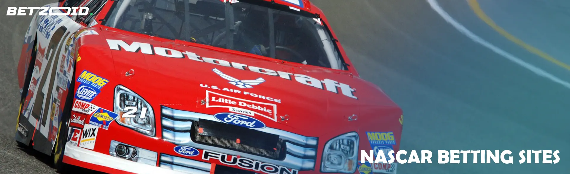 NASCAR race car.