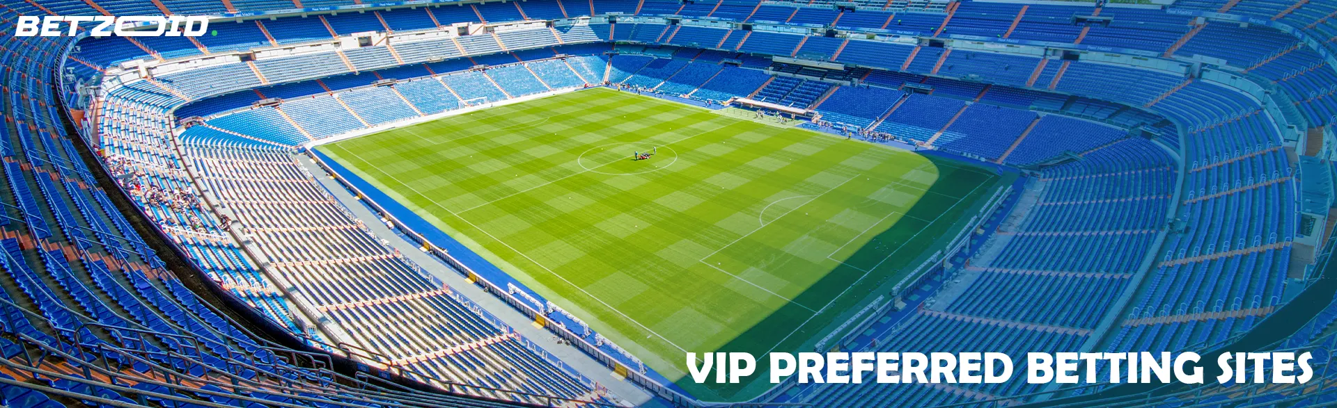 Empty football stadium.