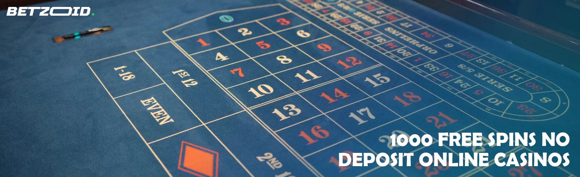 Roulette table in a casino.